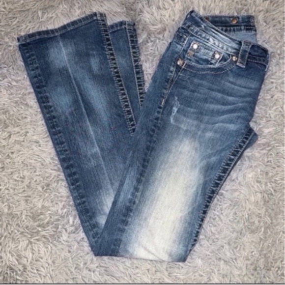 Miss Me Jeans Signature Rise Boot Cut Size 27 - Picture 8 of 11